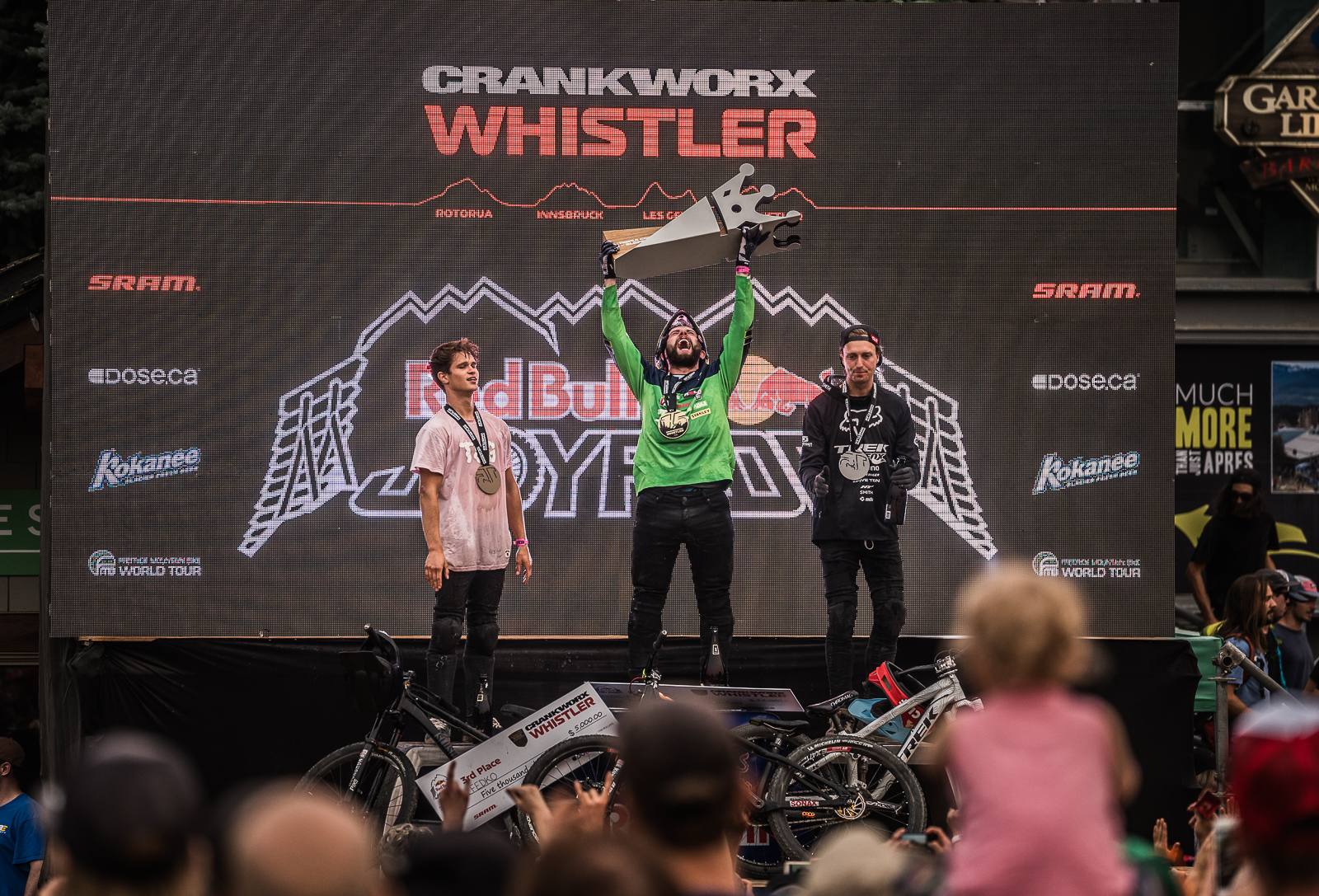 Crankworx » ROGATKIN MAKES HISTORY IN WHISTLER, WINNING TRIPLE