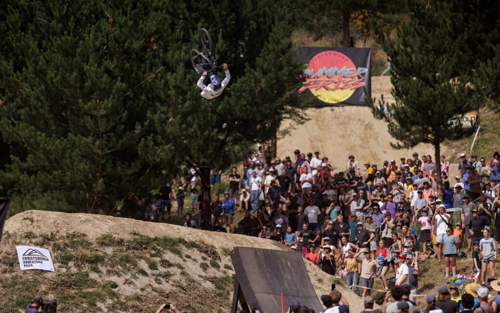 2025 Crankworx Summer Series Christchurch Gold Cup Slopestyle Lucas Huppert (c) Clint Trahan