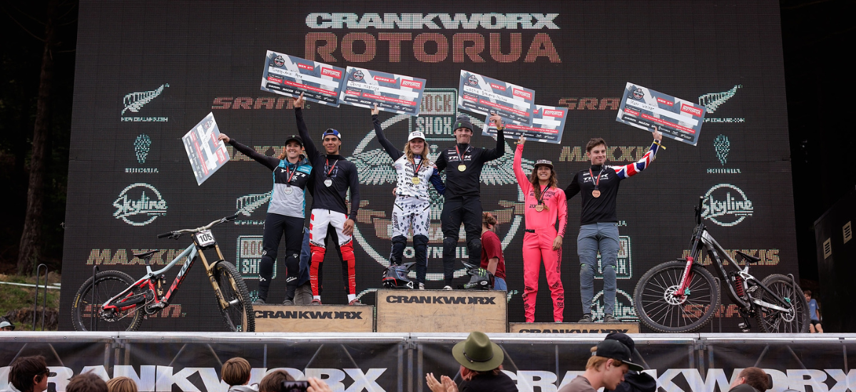 Crankworx » Kiwi Riders Jenna Hastings and Lachie Stevens-McNab